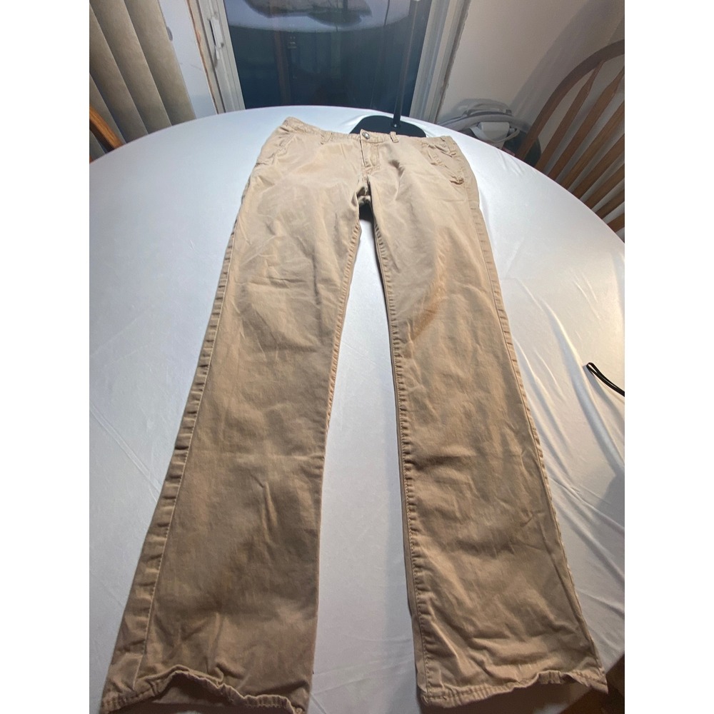 BKE Casuals Jake Straight Leg Khaki Chino Pants Mens 34R Tan FPC6104L